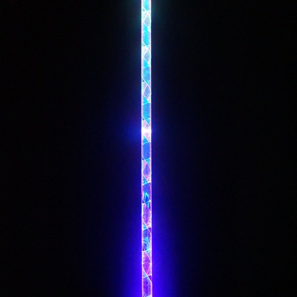 Best Selling  26" LED Levitation Wand for Flow & Dance "Crystalline Entity" Hybrid Day/Night Wand - 7  Interchangeable modes