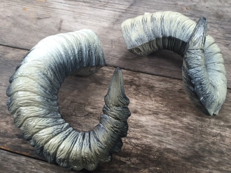 Wearable Ram Horns Marko For Cosplay Festivals Etsy