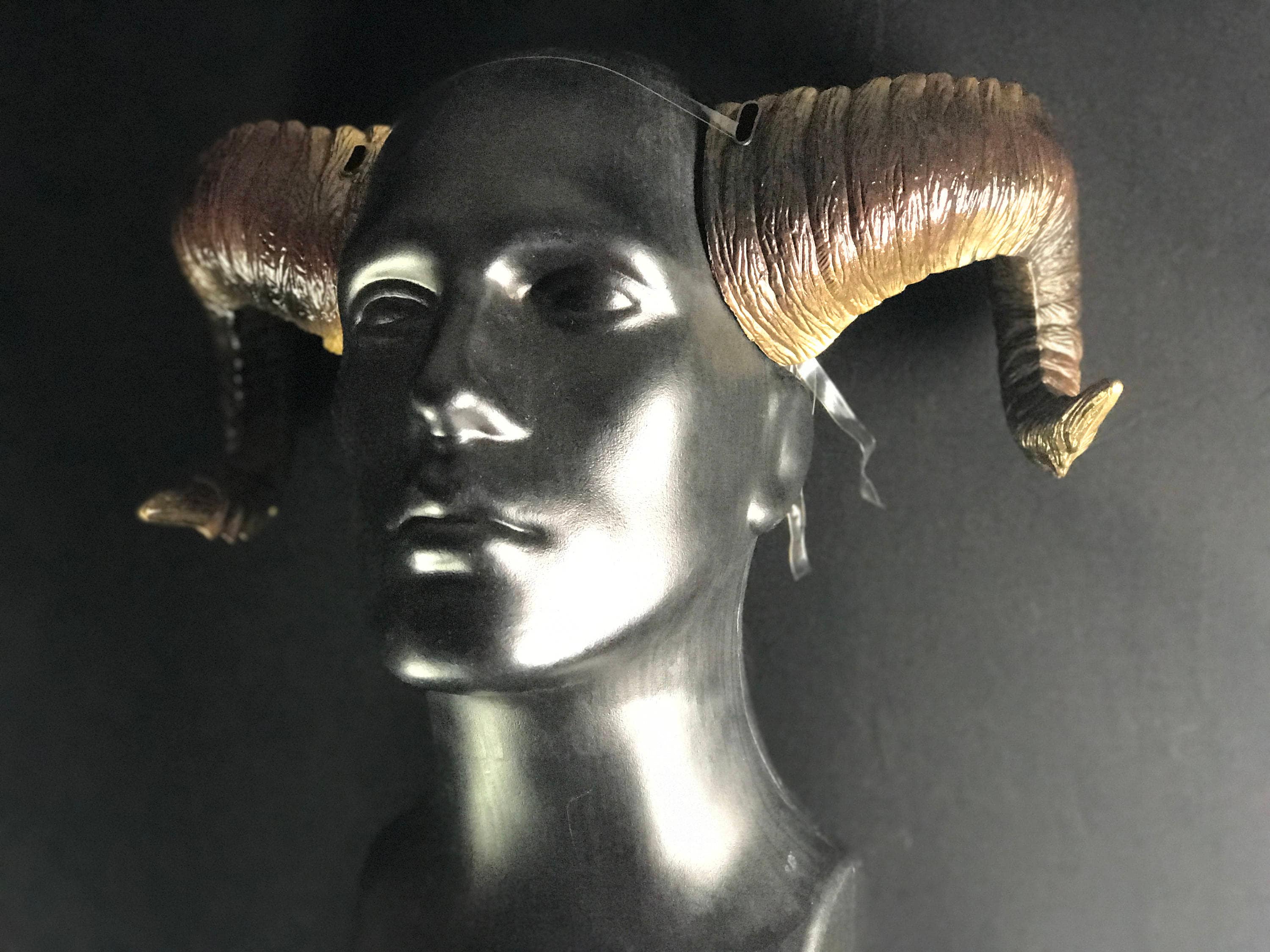 Bull Ram Horns Taurus inspired wearable horns Etsy
