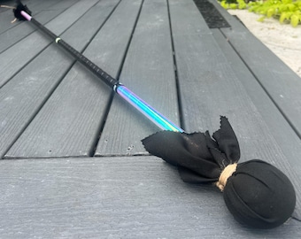 Color-Shifting Contact Staff – Day Glows, Night Glows, Balanced, Steel