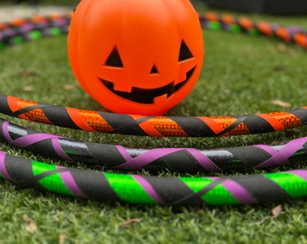 Adult Halloween Hula Hoop Special - Infinity Travel Style with Hoopy Frood’s Classic Velevety Cloth Grips