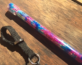 Levitation Wand "Cosmic Candy" by HoopY FrooD   (your pick in short, long string or both!) New: weighted end options