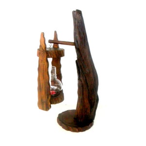 Driftwood Lamp, Driftwood Candle holder, Driftwood Tea Light, Rustic Home Decor,  Driftwood Home Art Decor, Rustic Decor, Desk Light
