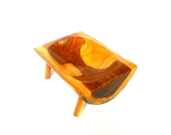 Natural Teak Wood Soap Dish Rustic Driftwood  Reclaimed Handmade wooden Soap Dish Home Art Decor / Zen Art / Gift 6&quot; X 4.2&quot;X 2.5&quot;
