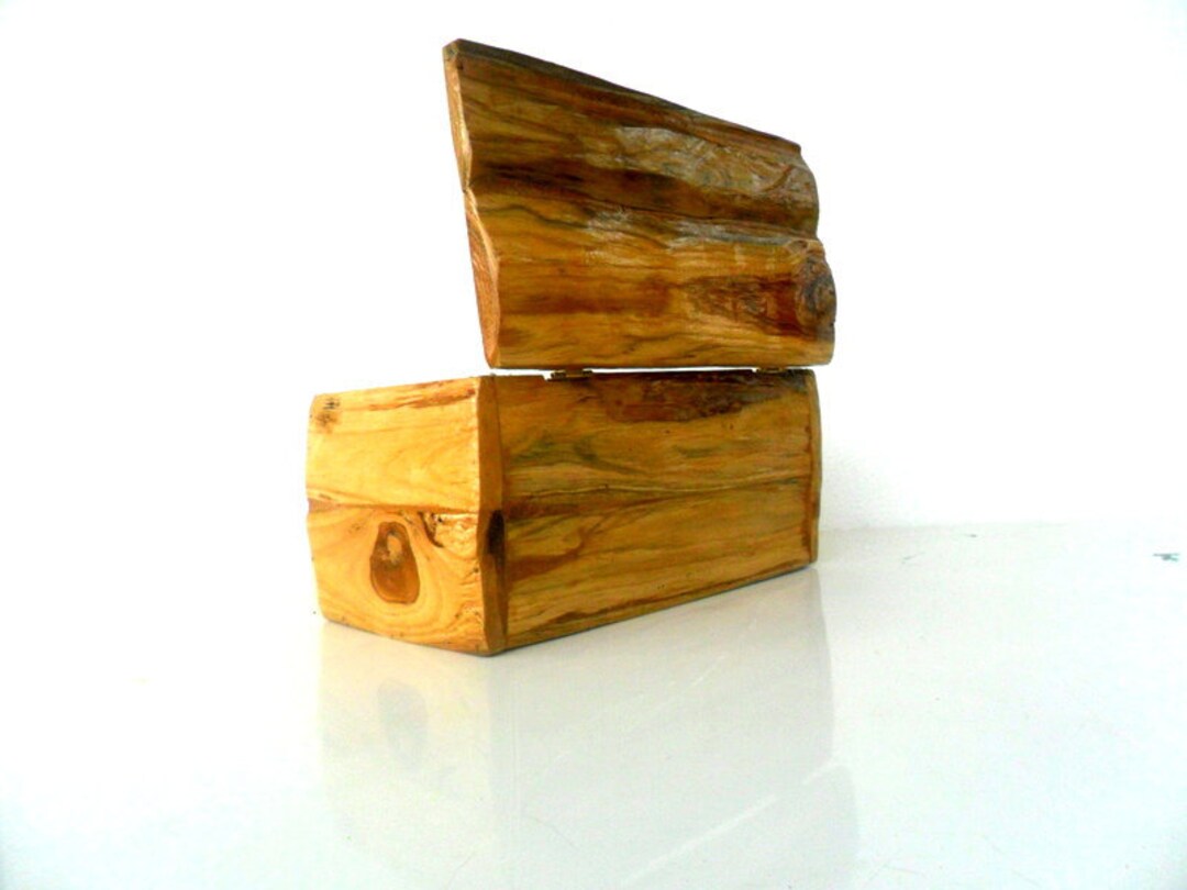 Rustic Box Wooden Box Natural Wood Box Driftwood Box Etsy