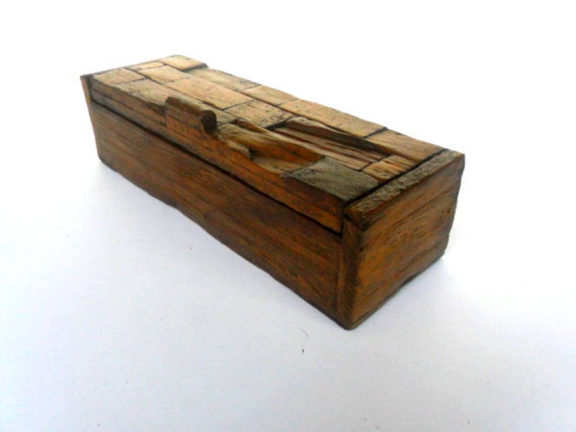 Natural Wood Box Rustic Box Driftwood Reclaimed Wooden Mosaic Etsy