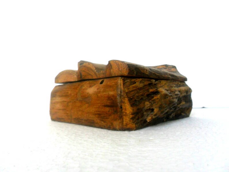 Natural Wood Box Rustic Box Driftwood Reclaimed Wooden Box Etsy