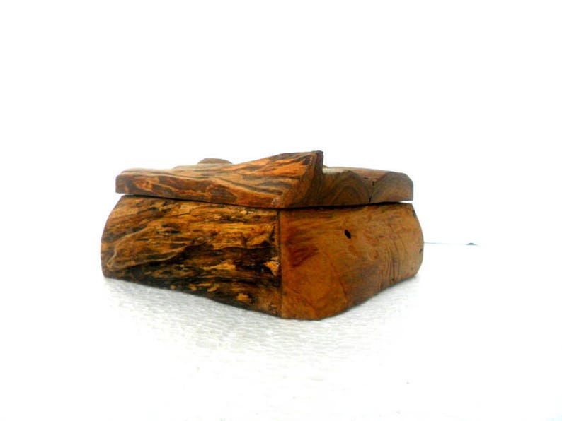 Natural Wood Box Rustic Box Driftwood Reclaimed Wooden Box Etsy