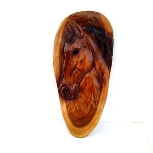 Wooden Horse Head, Horse Wood Carving, Wooden Horse, Horse Art 