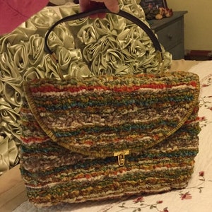 True Vintage Boyd Purse Co Carpet Bag KISS Lock