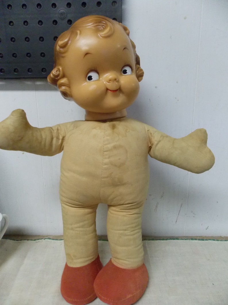1950s Era Ideal Toy Co Campbell Soup Kid Doll Cloth Body Etsy