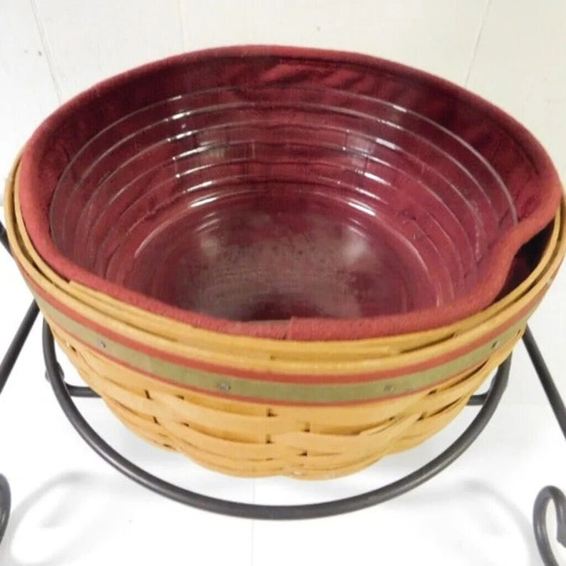 Longaberger Wrpught Iron Snowman Stand & Frosty Baskets Combo Etsy