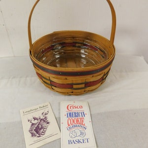 Longaberger Crisco American Cookie Celebration Basket