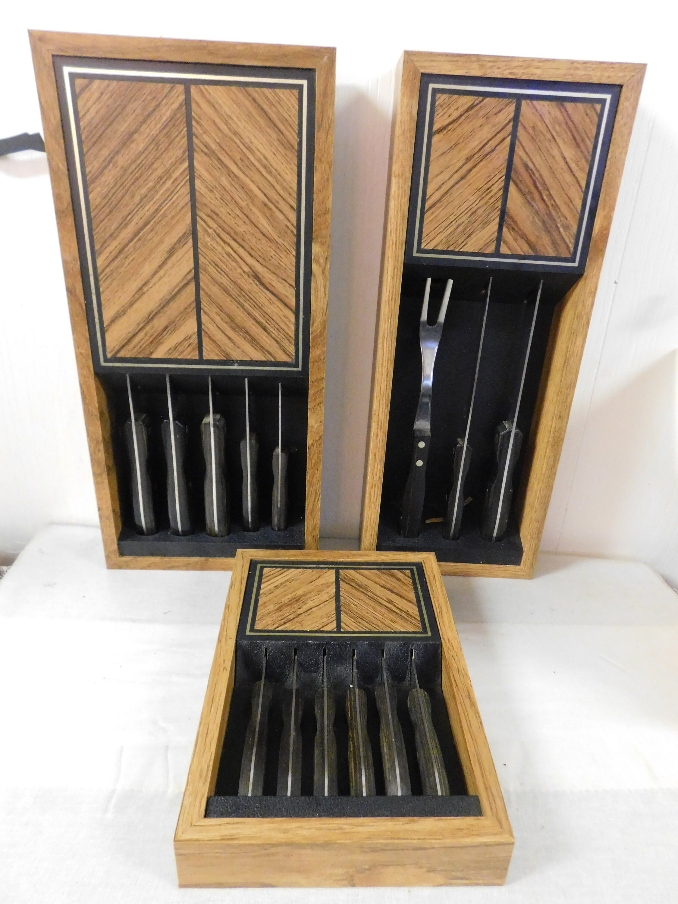 Vintage Ekco Arrowhead 5-Pc. Kitchen Cutlery Set w/Handmade Maple Hols –  ArrowheadCutlery