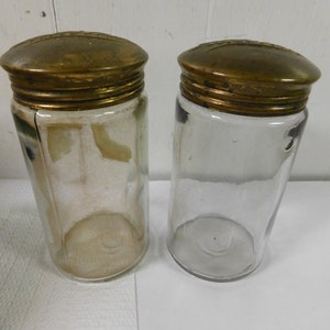Vintage Talcolette Face Powder Jars SEt of 2 1920-30s Era