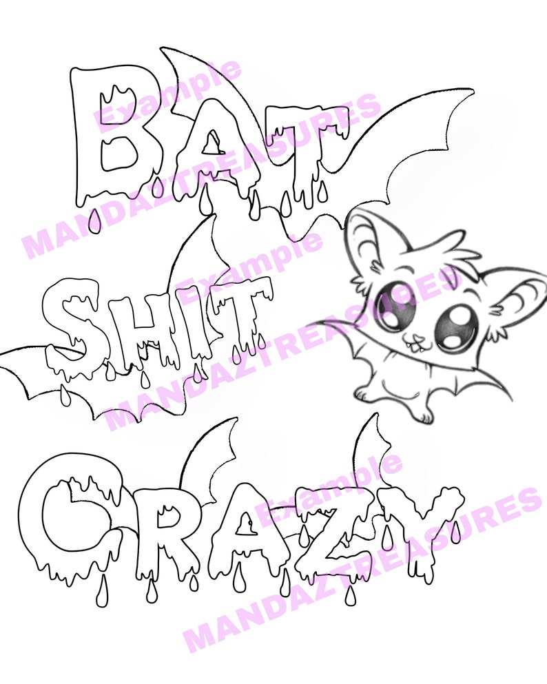 Swear Word/ Bad Words/ Adult Coloring Pages 18+ - Etsy