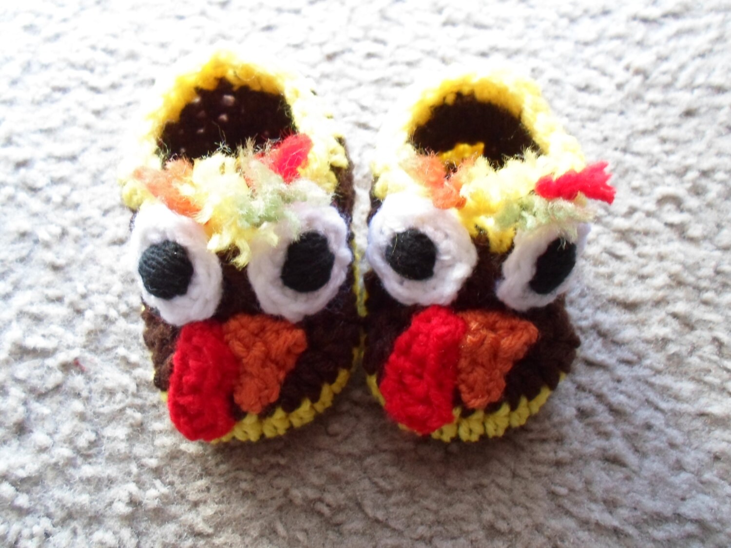 Very adorable Thanksgiving Booties/Shoes Available in Sizes: | Etsy