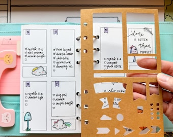 Plannersjabloon 3A: gepersonaliseerde sjabloongrootte planner