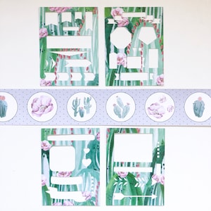 Set aus 4 MINI Planer Schablonen