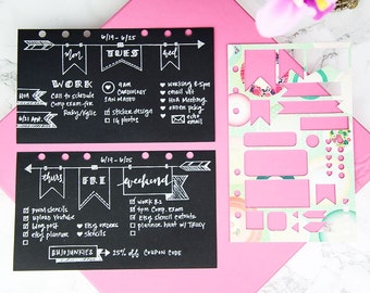 Planner Stencil 1A:  Personalized Planner Stencil Size