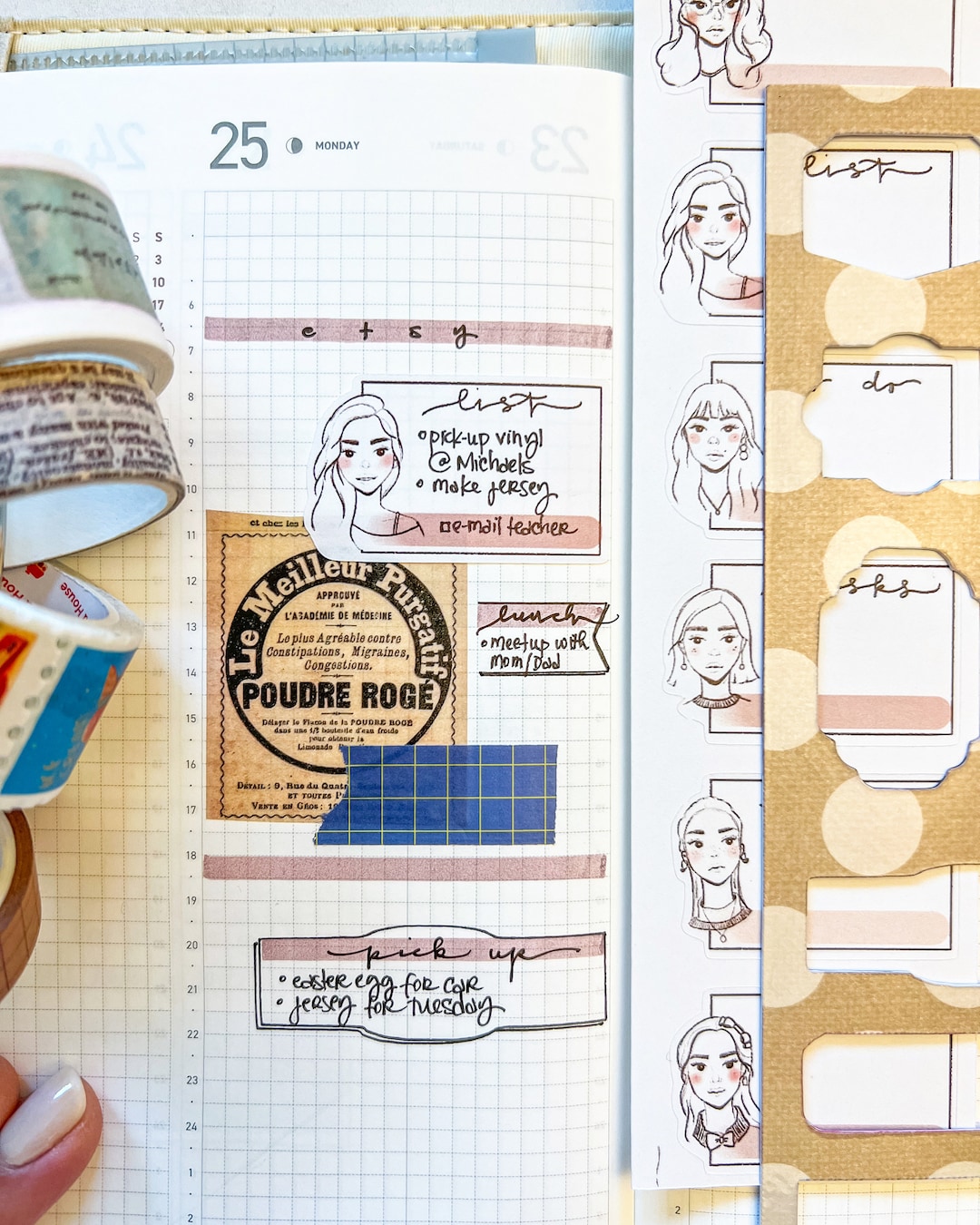 Cute Planner Note Sticker Sheet - Etsy