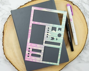 Minimalist Planner Stencil 1:  A5 Size