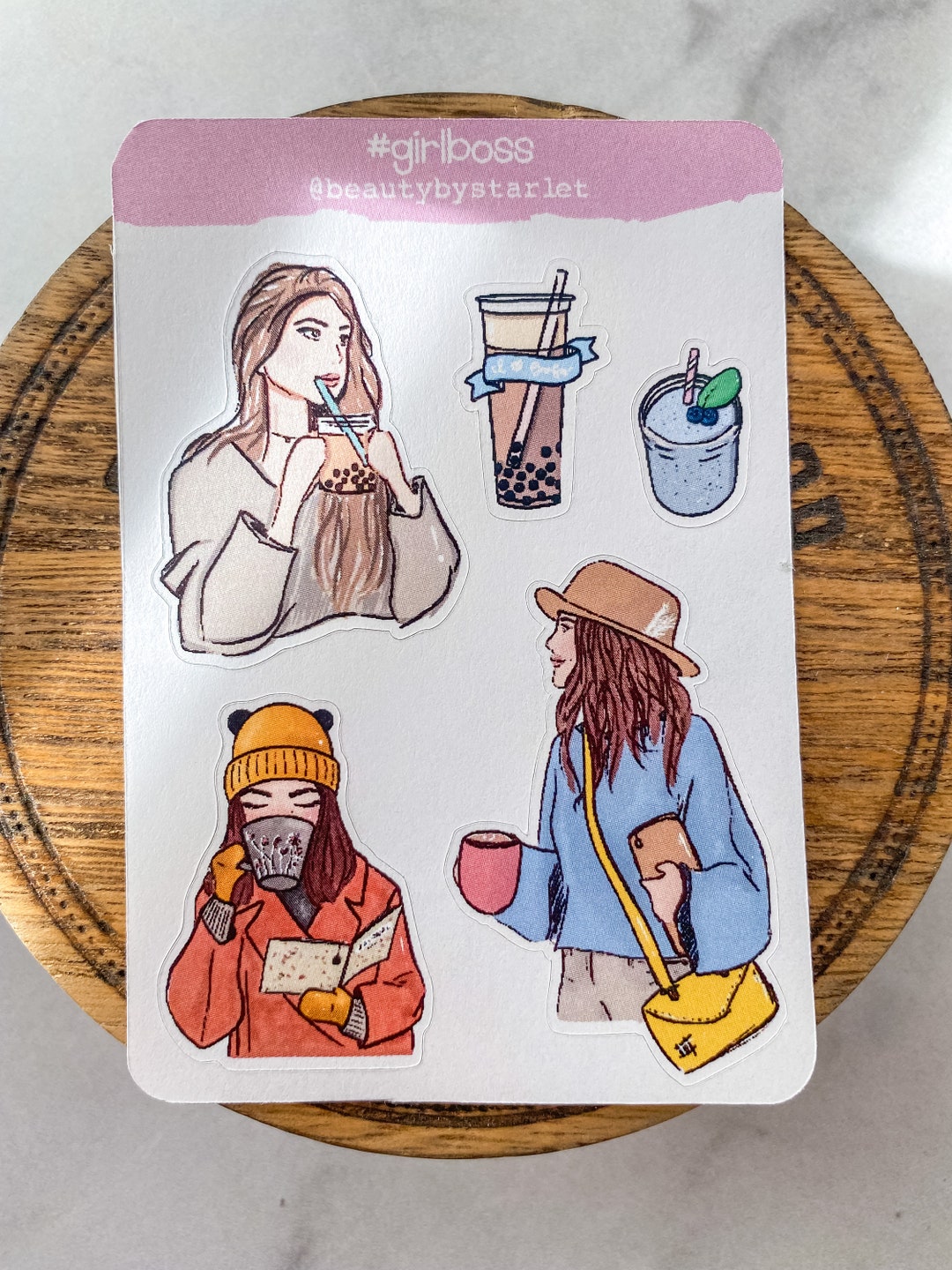 Sticker Sheet #GIRLBOSS - Etsy