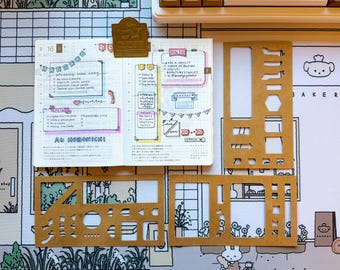 A6 Hobonichi Original Stencil BUNDLE [set of 3]