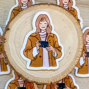 Fotografin Girl Sticker