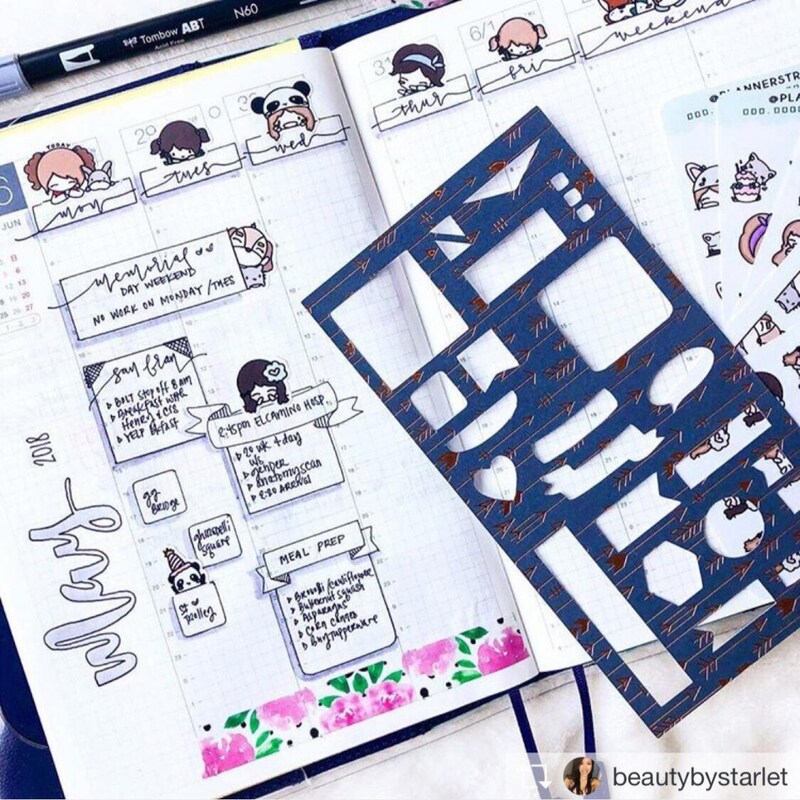 Planner Stencil - Etsy