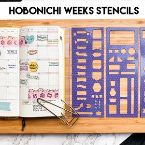 Hobonichi Weeks Stencil BUNDLE