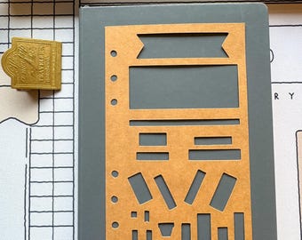 Bücherregal Planer Schablone: Layout Layout Planer (10 x 16 cm)