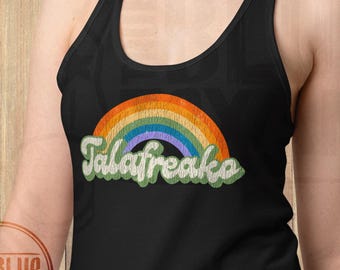 Talafreako Rainbow Vintage inspired | Women's Racerback Tank Top
