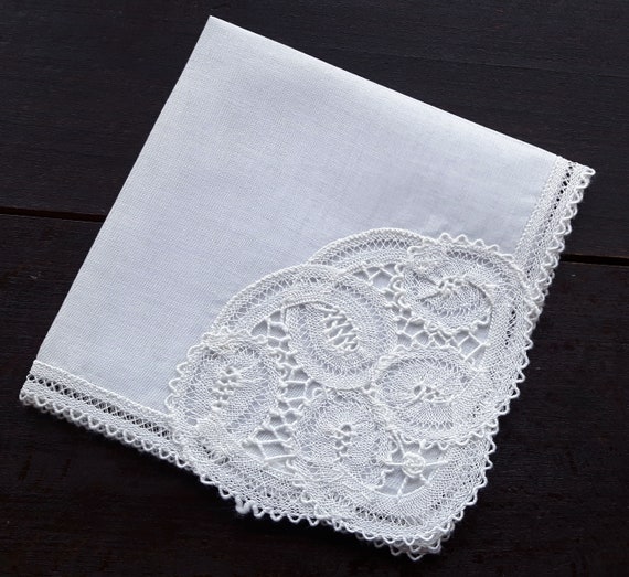 battenburg lace handkerchiefs