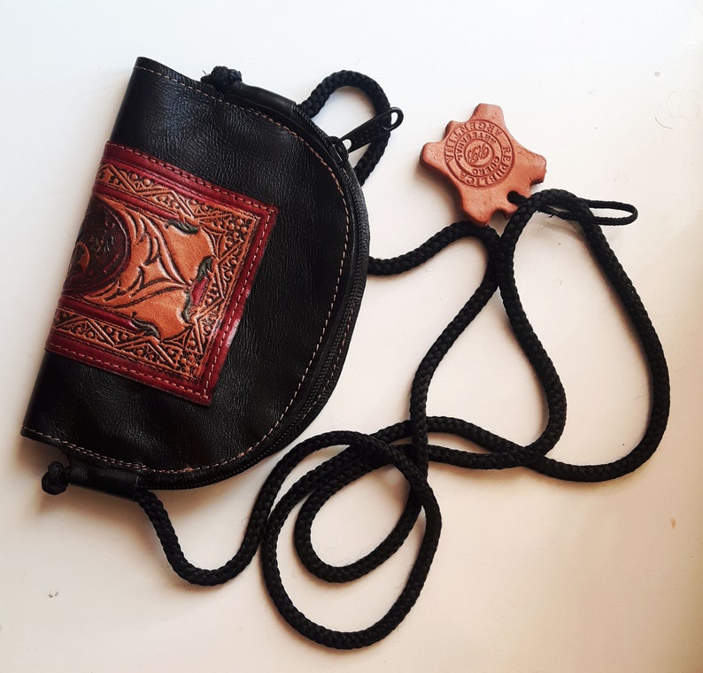 Vintage leather bag purse
