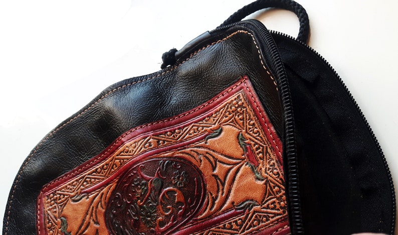 Vintage leather bag purse