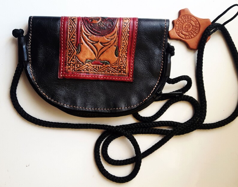 Vintage leather bag purse