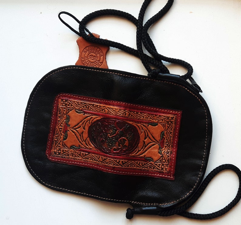 Vintage leather bag purse