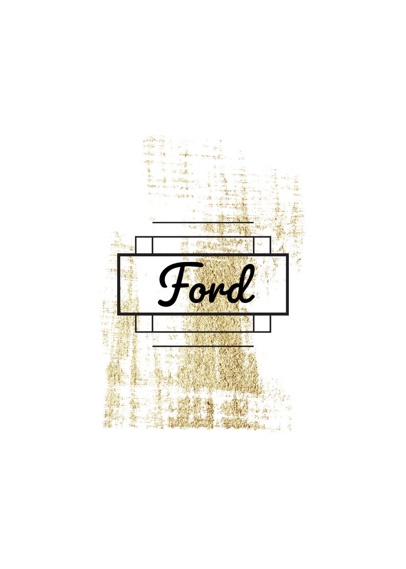 Table Numbers Instant PDF Ready to Print Automotive Vintage Car Themed ...