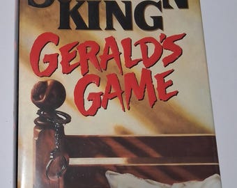 Stephen King GERALDS GAME..Hardcover First Edition First Print Novel