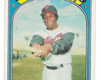 1972 Topps Baseball Card #100 Frank Robinson Orioles - M/NM
