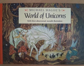 POP-UP Michael Hague's World of Unicorns First Edition - Beautiful book