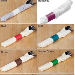 Napkin Bands  25 Self Adhesive Napkin Bands Ring Bands Birthday  Wedding  Party