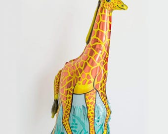 47" Giraffe Foil Balloon, Jungle Safari Party Decoration