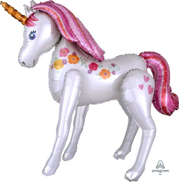 Unicorn Foil Balloon One 46 Inch Air Walker Magical Unicorn - Etsy