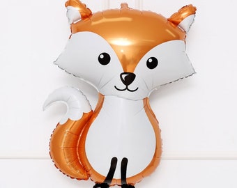 Woodland Balloon, 36" Fox Balloons, Woodland Decor