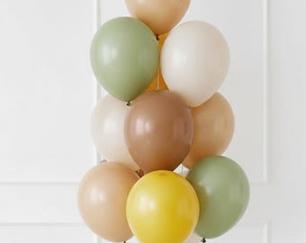 Woodland balloon bouquet, Baby Shower, Birthday Party,