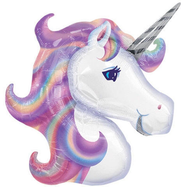 Unicorn Balloon 33 inch Pastel Unicorn Foil Balloon Birthday Wedding Party Decor prop Same Day Shipping