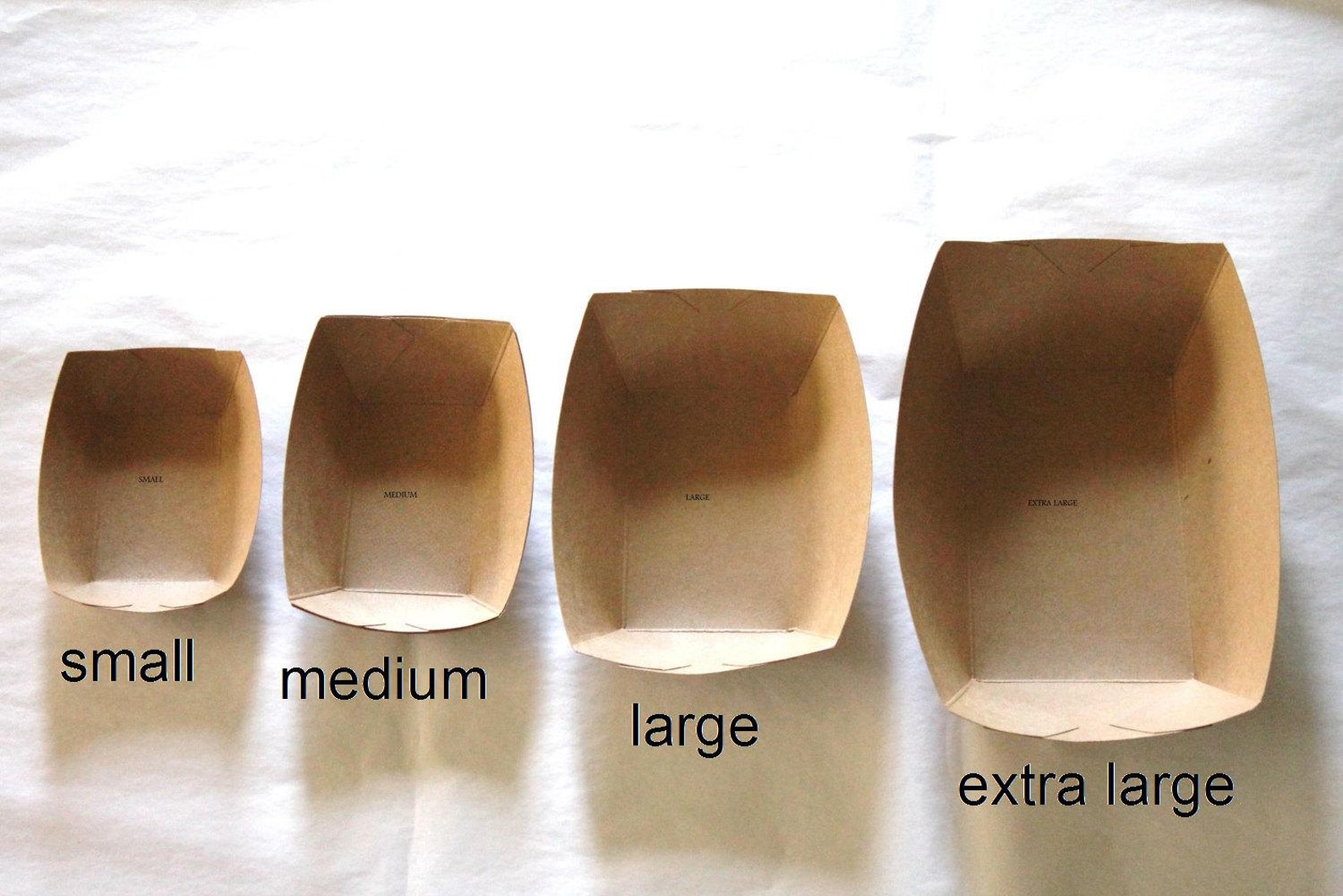 50 Large 2 Lb. Kraft Paper Food Tray Party Birthday and More Etsy