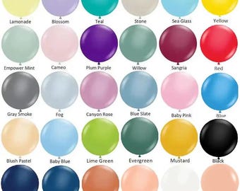 Giant Balloon, 36" Round Latex Balloons, Baby Shower
